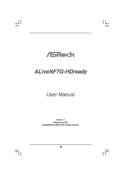 ASRock ALiveNF7G-HDready User Manual