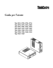 Lenovo ThinkCentre A60 (Italian) User guide