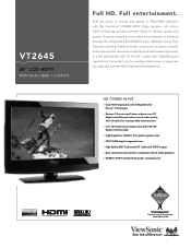 ViewSonic VT2645 VT2645 Datasheet