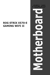 Asus ROG STRIX X570-E GAMING WIFI II Users Manual English