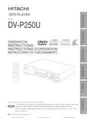 Hitachi DV-P250U Owners Guide