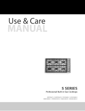 Viking VGSU5361 Use and Care Manual
