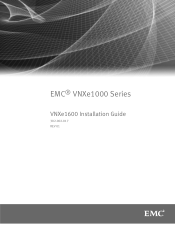 Dell VNXe1600 Installation Guide