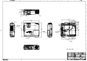 Epson 935W Dimensional Drawings - PDF Format
