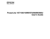 Epson PowerLite 108 Users Guide