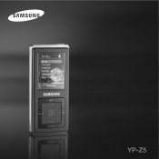 Samsung YP-Z5ZP/XAA Quick Guide (easy Manual) (ver.1.0) (English)