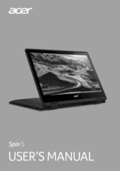 Acer Spin SP513-51 User Manual W10