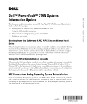 Dell PowerVault 745N Using a Dell PowerVault 745N with a Dell | EMC AX100 or
      AX100i  (.pdf)