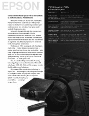 Epson PowerLite 7550c Product Brochure
