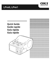 Oki LP441s LP440, LP441 Quick Guide (English, Fran栩s, Espa?ol, Portugu鱩