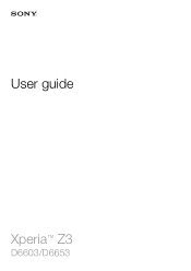 Sony Xperia Z3 Help Guide 2
