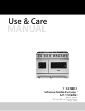 Viking VGR7482 Use and Care Manual