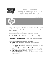 HP Z3100 HP Designjet Z3100 Printing Guide [HP Raster Driver] - Printing 13x19\ landscape [Mac OS X]
