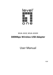 LevelOne WUA-1610 | WUA-1610H Manual