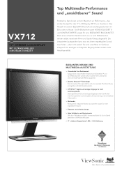 ViewSonic VX712 Brochure