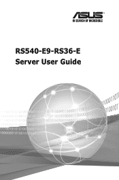 Asus RS540-E9-RS36-E User Manual