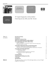 Compaq 153636-001 HP Insight Diagnostics Online Edition Featuring Survey Utility and IML Viewer