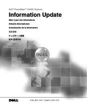 Dell PowerEdge 1400SC Information Update