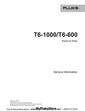 Fluke T6-1000/PRV240FS Product Manual
