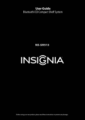 Insignia NS-SH513 User Manual (English)