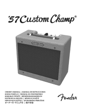 Fender 3957 Custom Champ 57 Custom Champ Owner s Manual