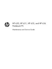 HP 2000-130CA Service Guide
