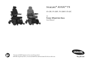 Invacare IFX-20C Owners Manual