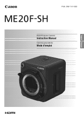 Canon ME-20F SH User Manual