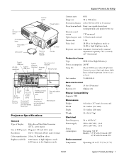 Epson 835p Product Information Guide