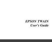 Epson Perfection 1200U Photo User Manual - TWAIN