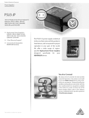 Behringer PSU3-JP Product Information