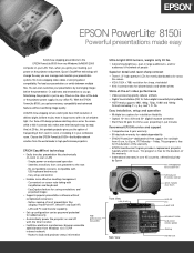 Epson PowerLite 8150i Product Brochure