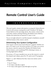 Fujitsu N6110 Remote Control User's Guide