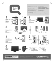 HP CQ2116CX Setup Poster (Page1)