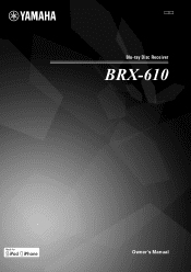 Yamaha BRX-610 BRX-610 Owners Manual