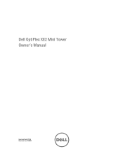 Dell OptiPlex XE2 Owner's Manual - Mini Tower