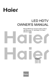 Haier LE32C1320 User Manual