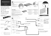 Insignia NS-55F501NA22 Quick Setup Guide