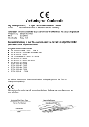 LevelOne GEU-0521 EU Declaration of Conformity