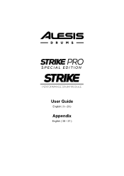 Alesis Strike Pro Special Edition Strike Pro Special Edition - Module User Guide