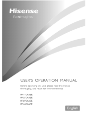 Hisense RR44D6ASE User Operational Manual