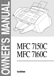 Brother International MFC-7150C Users Manual - English