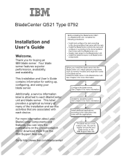IBM QS21 User Guide