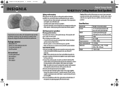 Insignia NS-R2111 Quick Setup Guide (English)
