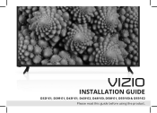 Vizio D32f-E1 Installation Guide
