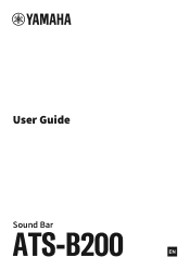 Yamaha ATS-B200 ATS-B200 User Guide