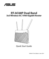 Asus RT-AC68P ASUS RT-AC68P QSG Quick Start Guide for multiple languages