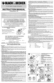 Black & Decker 7750 Type 1 Manual - 7750