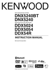 Kenwood DDX5024 User Manual