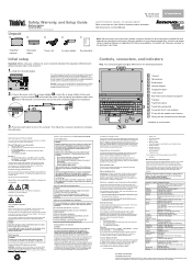 Lenovo ThinkPad W541 (English) Safety, Warranty and Setup Guide - ThinkPad W541